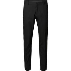 Selected Herre - L Bukser & Shorts Selected Slim Fit Suit Trousers - Black