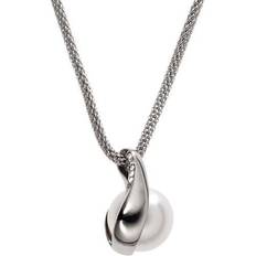 Dame Smykker Skagen Agnethe Necklace - Silver/Pearl/Transparent