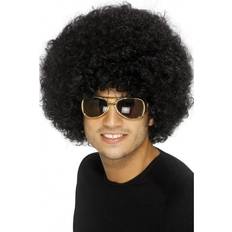 70'erne Parykker Kostumer Smiffys 70's Funky Afro Wig Black