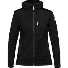 Fjällräven Dame - Fleecetrøjer & Piletrøjer Sweatere Fjällräven Keb Fleece Hoodie W - Dark Grey