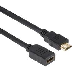 Guld - HDMI-kabler - Standard HDMI-standard HDMI Club 3D HDMI - HDMI High Speed M-F 5m