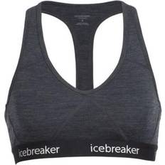 Icebreaker BH'er Icebreaker Sprite Racerback Sports Bra - Gritstone Heather