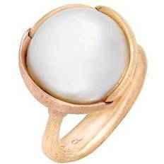 Ole Lynggaard Perler Ringe Ole Lynggaard Lotus Medium Ring - Gold/White/Pearl