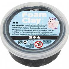 Sort Foam clay Foam Clay Glitter Clay Black 35g