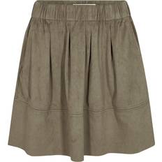 Minimum Grøn - S Tøj Minimum Kia Short Skirt - Dusty Olive