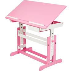 Tectake Pink Børneværelse tectake Writing Desk with Drawer