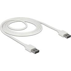 Guld - Han - Han - USB A-USB A - USB-kabel Kabler DeLock Easy USB A - USB A 2.0 3m