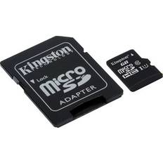 Kingston 128 GB - Class 10 - microSDXC Hukommelseskort Kingston Canvas Select MicroSDXC Class 10 UHS-I U1 80/10MB/s 128GB +Adapter