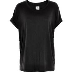 CULTURE Sort T-shirts & Toppe CULTURE Kajsa T-shirt - Black Wash