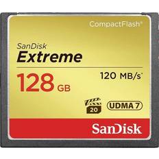 Compact Flash Hukommelseskort SanDisk Extreme Compact Flash 120MB/s 128GB