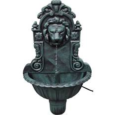 vidaXL Lion Head Wall Fountain