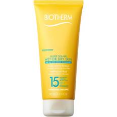 Biotherm Flydende Solcremer Biotherm Fluid Solaire Wet & Dry SPF15 200ml