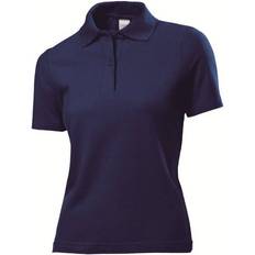 14 - Blå Polotrøjer Stedman Short Sleeve Polo Shirt - Navy Blue