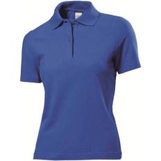 Blå - Viskose Polotrøjer Stedman Short Sleeve Polo Shirt - Bright Royal