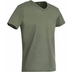 Stedman Grøn - S Overdele Stedman Ben V-neck T-shirt - Military Green