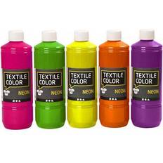 Tekstilmaling Textile Color Paint Neon 5x500ml