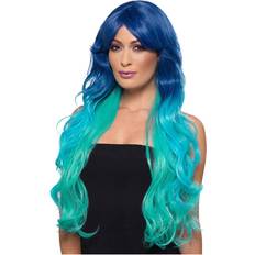 Damer - Eventyrfigurer Parykker Smiffys Fashion Mermaid Wig Wavy Extra Long