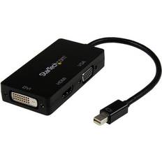 DisplayPort mini - Kabeladaptere Kabler StarTech 3-in-1 Mini DisplayPort - VGA/DVI/HDMI 0.2m