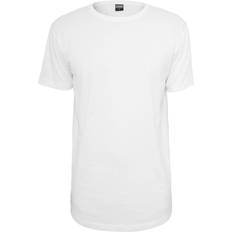 Urban Classics Hvid T-shirts Urban Classics Formet Lang T-shirt - Hvid