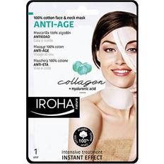 Iroha Ansigtspleje Iroha Anti-Age Face & Neck Sheet Mask Collagen 30ml