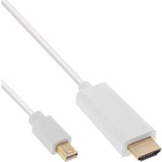 DisplayPort-kabler - Rund - Standard HDMI-standard HDMI InLine Mini Displayport-HDMI 1m
