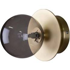 Dæmpbare - Glas - Guld Væglamper Globen Lighting Art Deco IP Vægarmatur 16cm