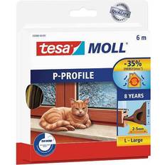 TESA Tætningslister TESA Tesamoll P-Profile Brown 6000x9mm