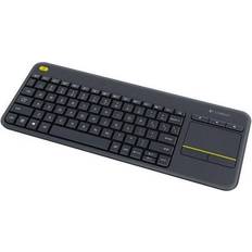 Logitech Tastaturer Logitech Wireless Touch Keyboard K400 Plus (Nordic)