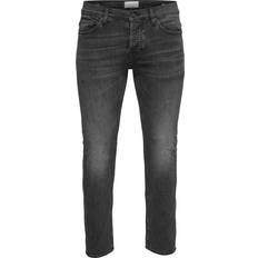 Only & Sons Badeshorts - Herre - L30 - W36 Jeans Only & Sons Loom Black Washed Slim Fit Jeans - Black/Black Denim