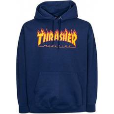 Thrasher Magazine L Sweatere Thrasher Magazine Flame Logo Hoodie - Navy