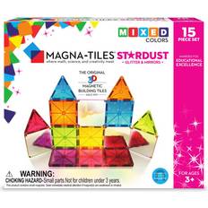 Plastlegetøj Byggelegetøj Magna-Tiles Stardust 15pcs