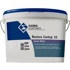 Sigma Coatings Renova Isotop 10 Vægmaling, Loftmaling Hvid 10L