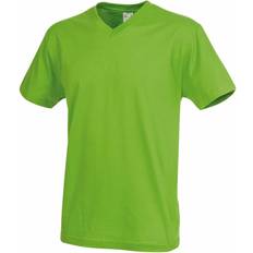 Stedman Grøn Overdele Stedman Classic V-Neck T-shirt - Kiwi Green