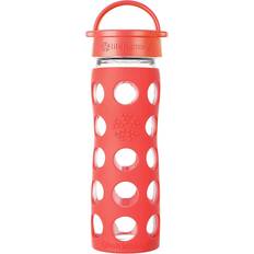 BPA-fri - Glas - Gul Drikkedunke Lifefactory - Drikkedunk 0.475L