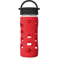 BPA-fri - Glas - Gul Drikkedunke Lifefactory - Drikkedunk 0.35L
