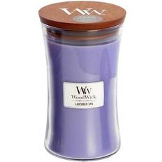 Woodwick Lavender Spa Large Duftlys 609.5g
