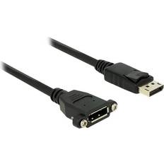 DisplayPort-DisplayPort - DisplayPort-kabler - Han – Hun DeLock DisplayPort - DisplayPort 1.2 M-F 1m