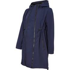Lynlåse Graviditets- & Ammetøj Mamalicious 3-in-1 Softshell Jacket Blue/Navy Blazer (20008764)