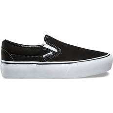 45 - Herre - Lærred Sko Vans Classic Slip-On - Black