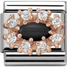 Nomination Composable Classic Link Couture Charm - Silver/Rose Gold/Black/Transparent