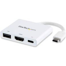 3.1 (gen.1) - HDMI-kabler StarTech USB C-USB C/HDMI/USB A M-F 0.1m
