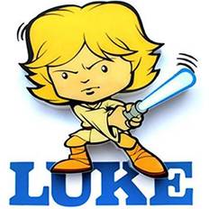 Star Wars Multifarvet Børneværelse Star Wars Luke Skywalker 3D Mini Væglampe