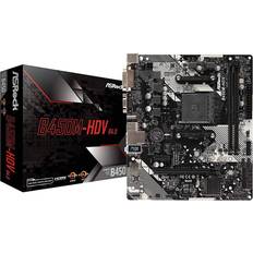 Asrock Micro-ATX - Socket AM4 Bundkort Asrock B450M-HDV R4.0