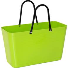 Hinza Plast Tote Bag & Shopper tasker Hinza Shopping Bag Large - Lime