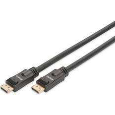DisplayPort-kabler - Guld Digitus DisplayPort-DisplayPort 1.2 15m