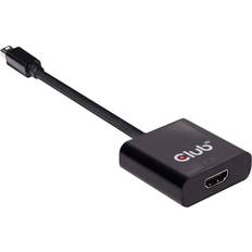 DisplayPort-kabler - HDMI aktiv Club 3D Active HDMI-DisplayPort Mini M-F