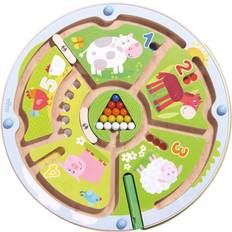 Haba Trælegetøj Kuglelabyrinter Haba Magnetic Game Number Maze 301473