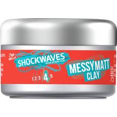 Wella Tykt hår Hårvoks Wella Shockwaves Messy Matt Clay 75ml