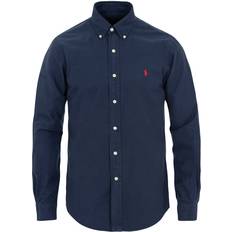 Polo Ralph Lauren Herre Overdele Polo Ralph Lauren Garment-Dyed Oxford Shirt - RL Navy