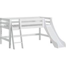 HoppeKids Gul Senge HoppeKids Premium Halfhigh Bed with Slide and Ladder 70x160cm